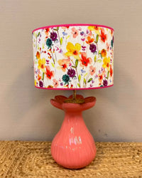 Rose Geo Glass – roze glazen tafellamp